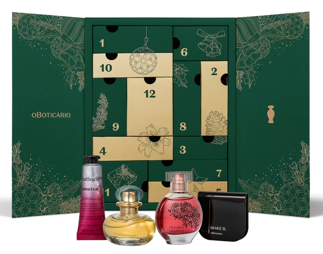 Calendário do Advento 2025 O Boticário